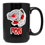 Bakersfield Fog Hockey Black Coffee Mug, Gift Coffee Mug