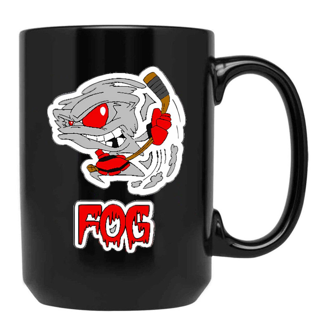 Bakersfield Fog Hockey Black Coffee Mug, Gift Coffee Mug