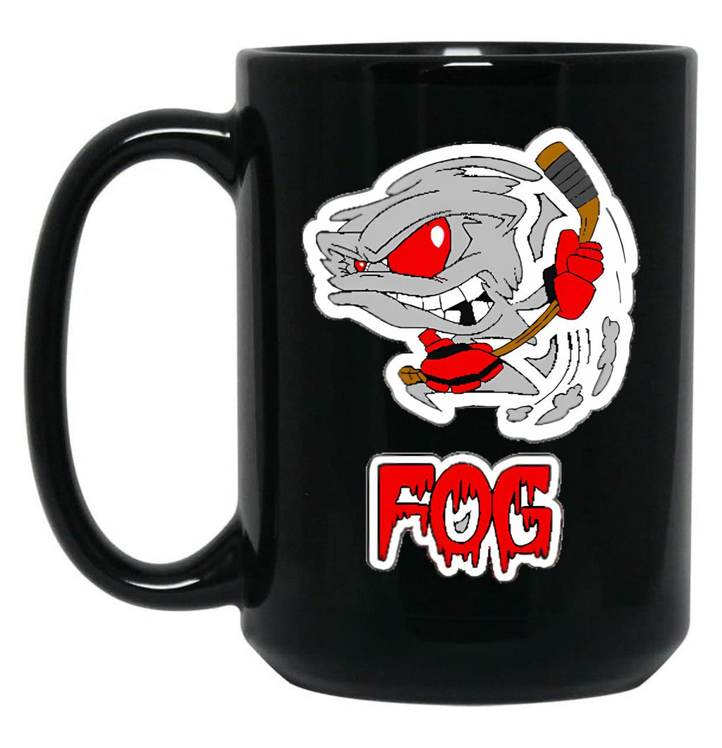Bakersfield Fog Hockey Black Coffee Mug, Gift Coffee Mug
