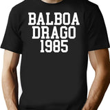 Balboa Drago 1985 T-Shirt for Men & Women, T-Shirts Graphic Tee - Black