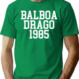 Balboa Drago 1985 T-Shirt for Men & Women, T-Shirts Graphic Tee - Green