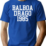 Balboa Drago 1985 T-Shirt for Men & Women, T-Shirts Graphic Tee - Blue