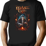 Baldur'S Gate Retro T-Shirt for Men & Women, T-Shirts Graphic Tee - Black