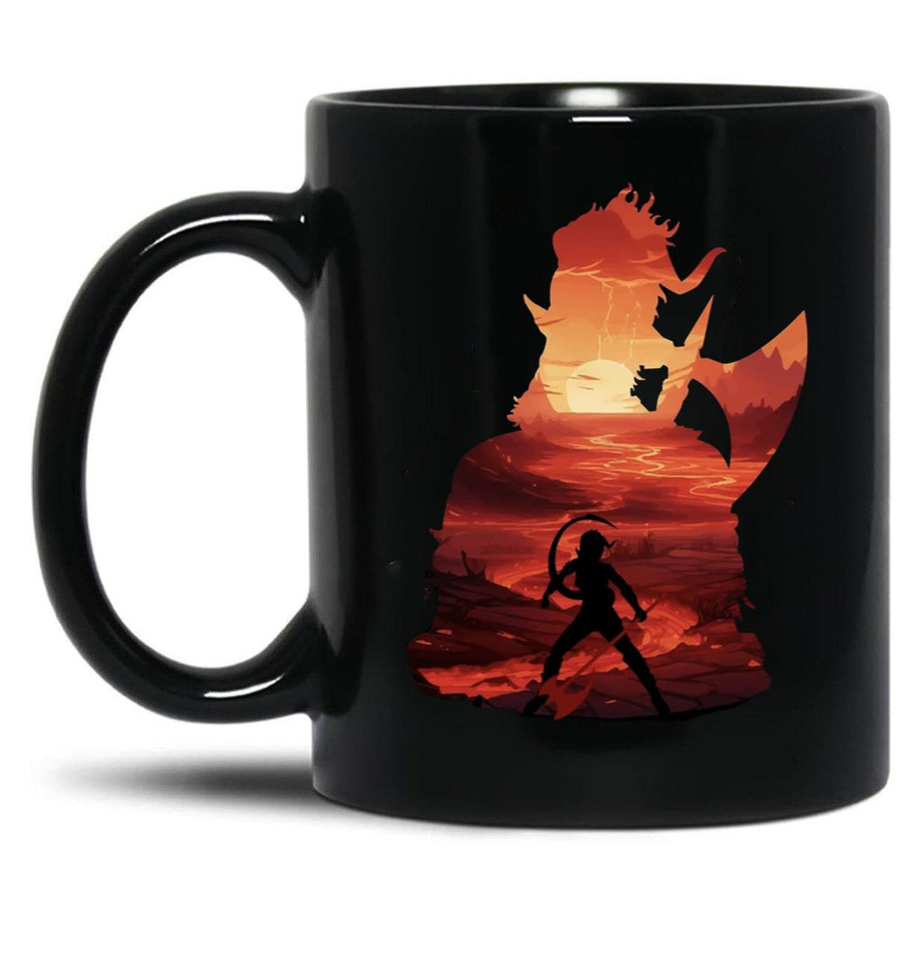 Baldurs Gate 3 - Karlach Negative Illusion Classic Black Coffee Mug, Gift Coffee Mug