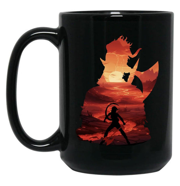 Baldurs Gate 3 - Karlach Negative Illusion Classic Black Coffee Mug, Gift Coffee Mug - Black