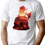 Baldurs Gate 3 - Karlach Negative Illusion Classic Premium Heavyweight Cotton T-Shirt - White
