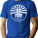 Banzuke Sumo T-Shirt for Men & Women, T-Shirts Graphic Tee - Blue