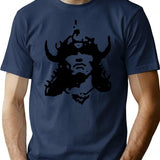 Barbarian T-Shirt for Men & Women, T-Shirts Graphic Tee - Navy
