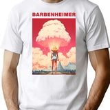 Barbenheimer 2023 T-Shirt for Men & Women, T-Shirts Graphic Tee - White