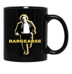 Bargearse Shirt Sticker Mas Perfect Black Coffee Mug, Gift Coffee Mug - Black