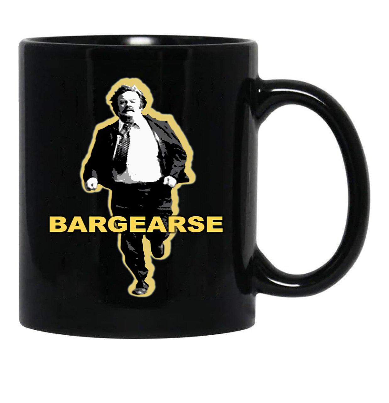 Bargearse Shirt Sticker Mas Perfect Black Coffee Mug, Gift Coffee Mug - Black