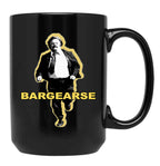 Bargearse Shirt Sticker Mas Perfect Black Coffee Mug, Gift Coffee Mug