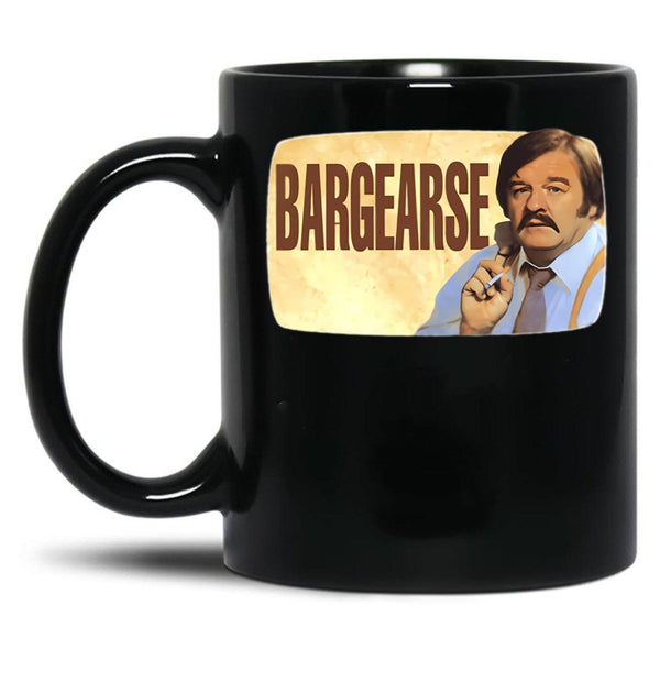 Bargearse Black Coffee Mug, Gift Coffee Mug - Black