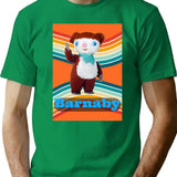 Barnaby Vintage 1970S Design T-Shirt for Men & Women, T-Shirts Graphic Tee - Green