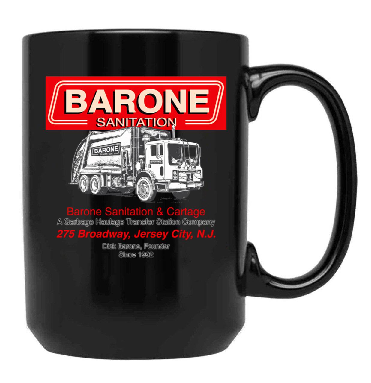 Barone Sanitation Black Coffee Mug, Gift Coffee Mug