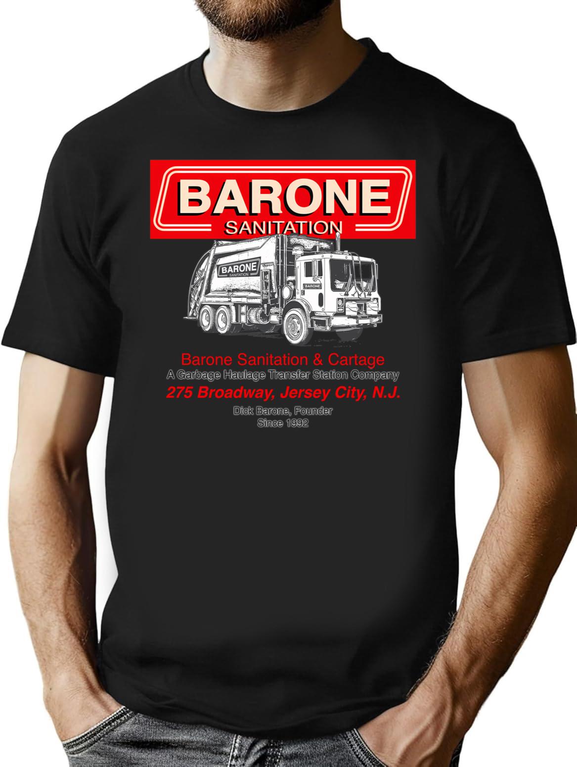Barone Sanitation Premium Heavyweight Cotton T-Shirt - Black