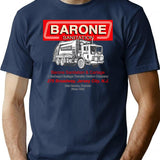 Barone Sanitation Premium Heavyweight Cotton T-Shirt - Navy