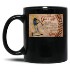 Baseball Player Your Talent Is God'S Gift To You What You Do With It - Baseball Poster Gift For Men Black Coffee Mug