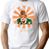 Basil Brush Retro Japanese T-Shirt for Men & Women, T-Shirts Graphic Tee - White