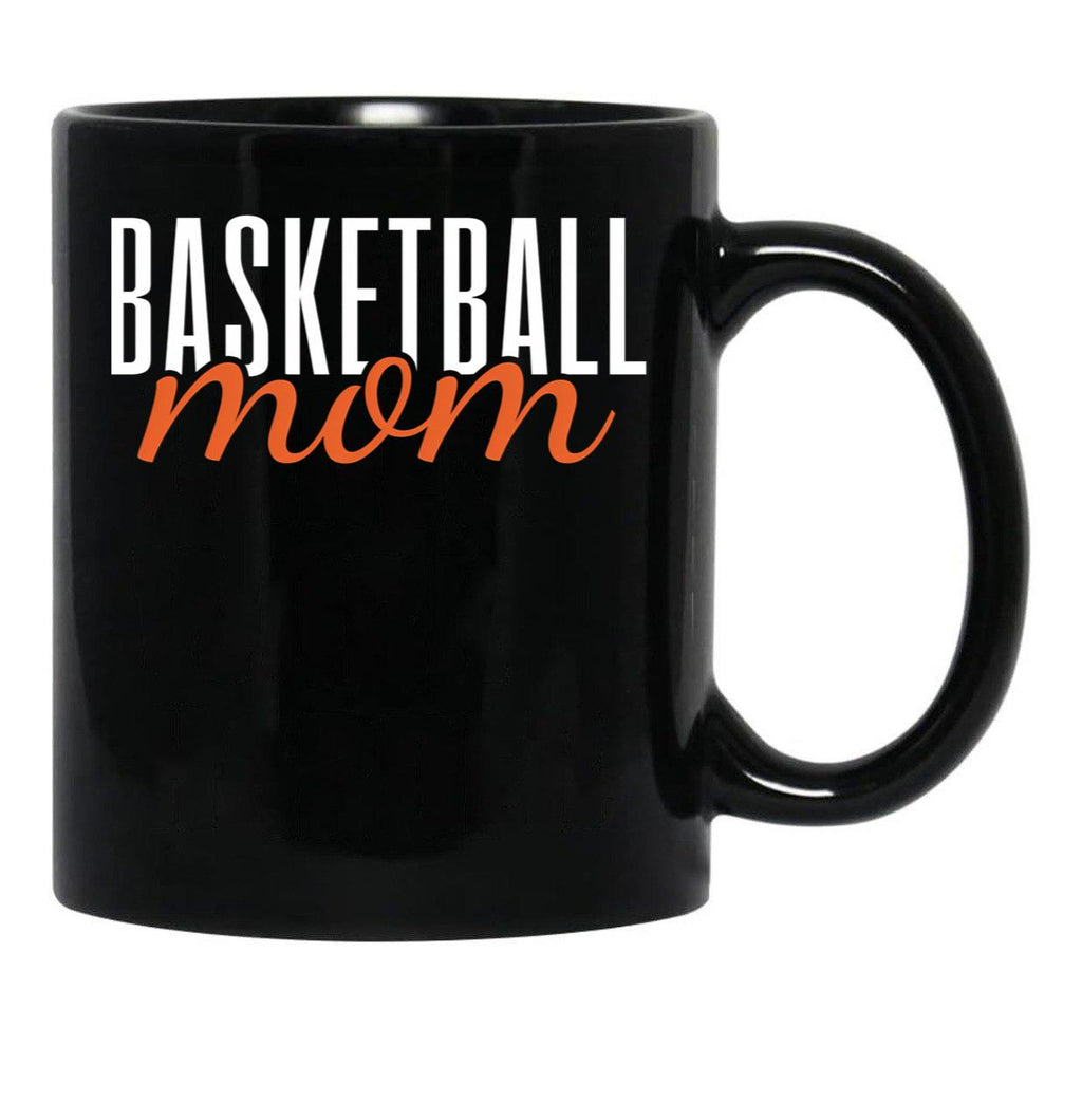 Basketball Mom (3) Black Coffee Mug, Gift Coffee Mug - Black