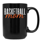 Basketball Mom (3) Black Coffee Mug, Gift Coffee Mug