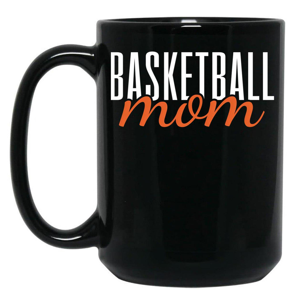 Basketball Mom (3) Black Coffee Mug, Gift Coffee Mug