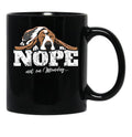 Basset Hound Gift Idea Black Coffee Mug, Gift Coffee Mug - Black