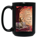 Basset Hound Love Never Dies I'M Not Gone Dogs Lover Poster Black Coffee Mug