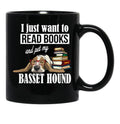 Basset Hound (3) Black Coffee Mug, Gift Coffee Mug - Black