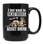 Basset Hound (3) Black Coffee Mug, Gift Coffee Mug