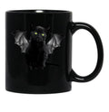 Batcat Black Cat Kitten Bat Funny T-Shirt Black Coffee Mug, Gift Coffee Mug - Black