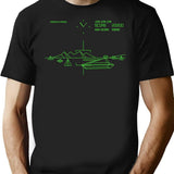 Battlezone T-Shirt for Men & Women, T-Shirts Graphic Tee - Black