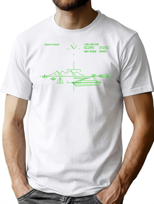 Battlezone T-Shirt for Men & Women, T-Shirts Graphic Tee - White