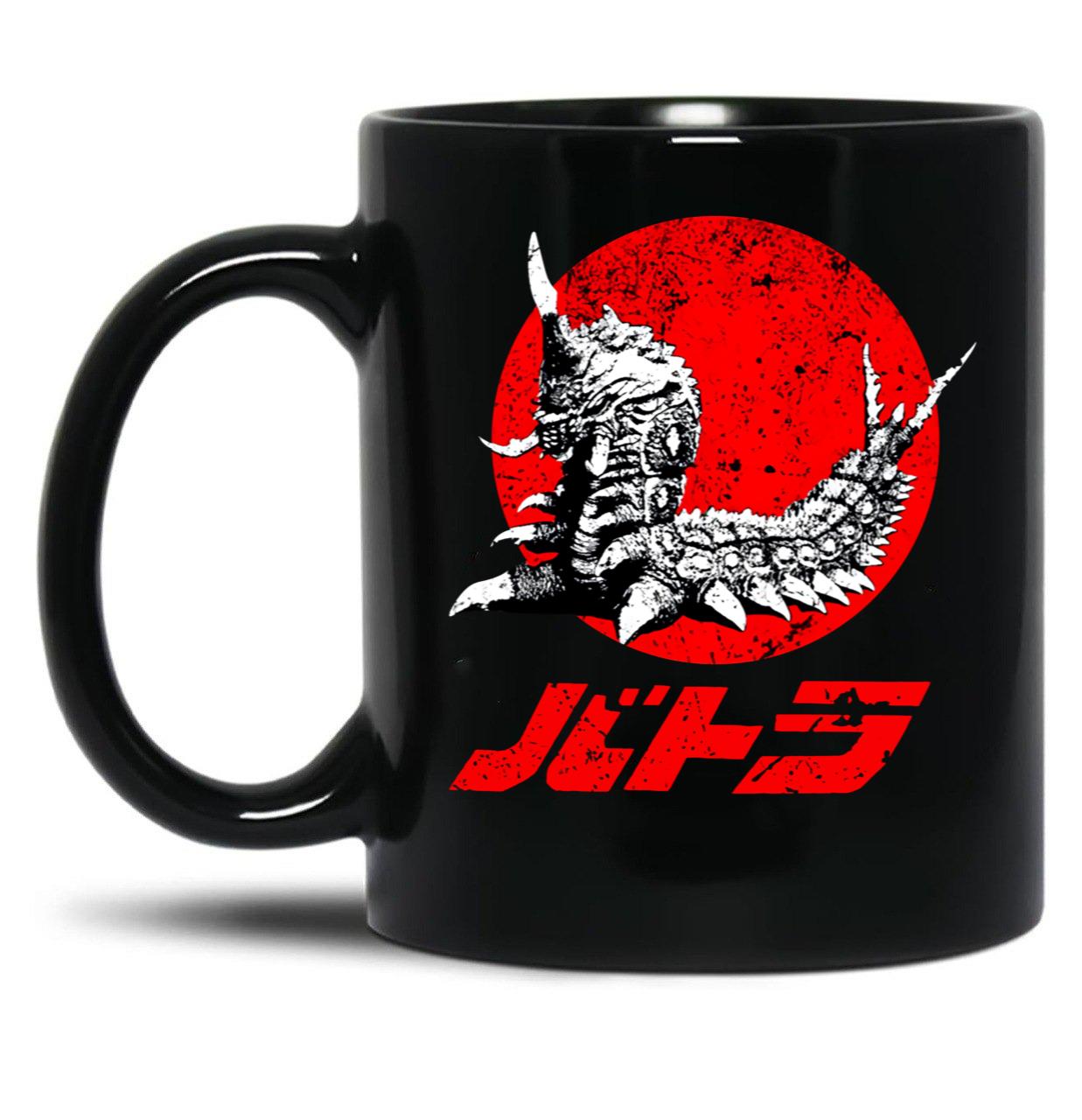 Battra Kaiju Black Coffee Mug, Gift Coffee Mug