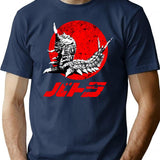 Battra Kaiju Premium Heavyweight Cotton T-Shirt - Navy