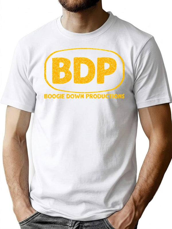 Bdp T-Shirt for Men & Women, T-Shirts Graphic Tee - White