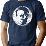 Be Seeing You Ii Premium Heavyweight Cotton T-Shirt - Navy