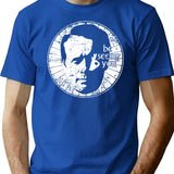 Be Seeing You Ii Premium Heavyweight Cotton T-Shirt - Blue