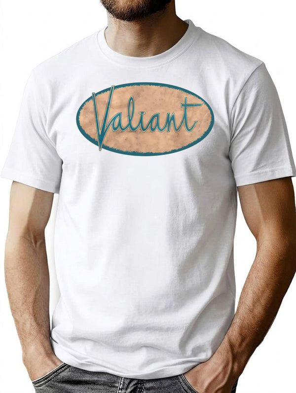 Be Valiant. Like A 1964 Plymouth Valiant. T-Shirt for Men & Women, T-Shirts Graphic Tee - White