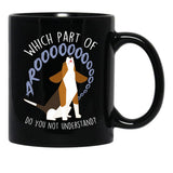 Beagle Which Part Of Arooo Black Coffee Mug, Gift Coffee Mug - Black