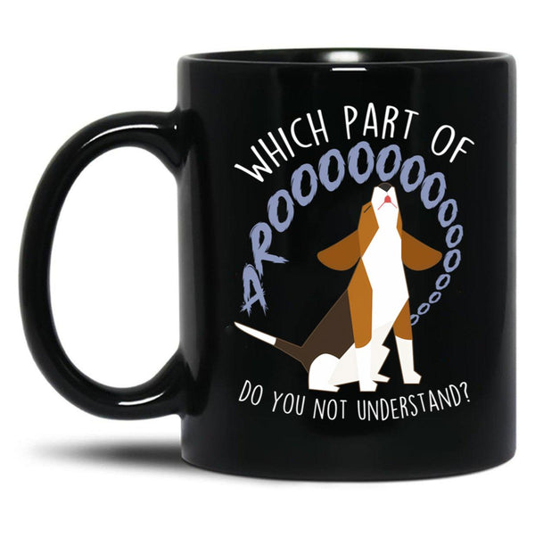 Beagle Which Part Of Arooo Black Coffee Mug, Gift Coffee Mug - Black