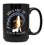 Beagle Which Part Of Arooo Black Coffee Mug, Gift Coffee Mug