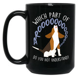 Beagle Which Part Of Arooo Black Coffee Mug, Gift Coffee Mug