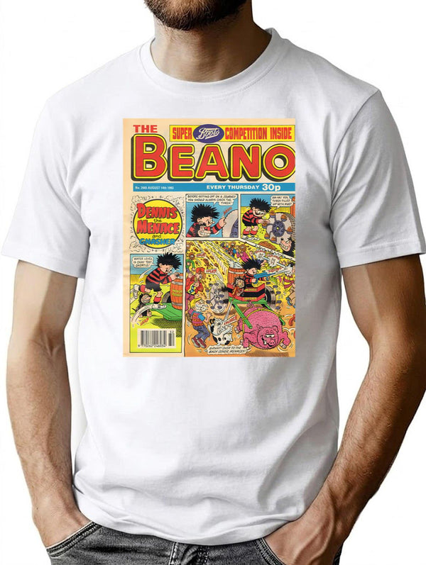 Beano 1993 Birthday Cover Vintageretro T-Shirt for Men & Women, T-Shirts Graphic Tee - White