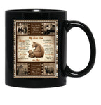 Bear Mom Bear Son Blanket Graduation Birthday Family Support Gift Wild Animal Design Black Coffee Mug - Black