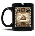 Bear Mom Bear Son Blanket Graduation Birthday Family Support Gift Wild Animal Design Black Coffee Mug