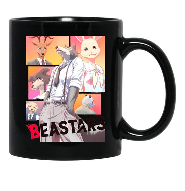 Beastars Family Black Coffee Mug, Gift Coffee Mug - Black