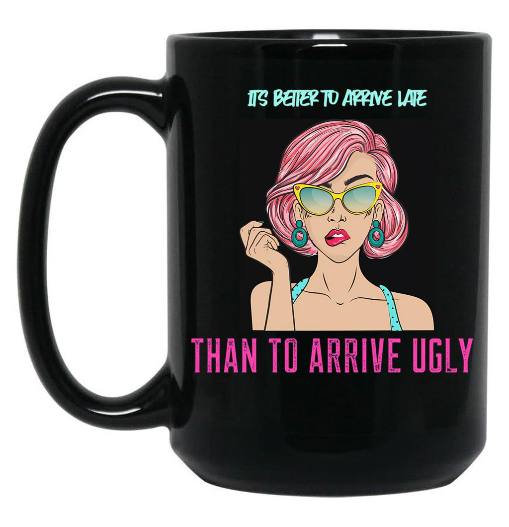 Beautiful Girl T-Shirt Funny T-Shirt Gift For Sister Gift For Girlfriend Makeup Black Coffee Mug, Gift Coffee Mug