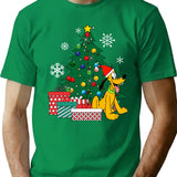 Beautiful Model Plut Around The Christmas Tree Awesome For Movie Fans T-Shirt for Men & Women, T-Shirts Graphic Tee - Green