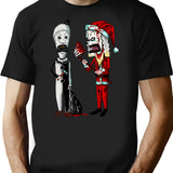 Beavis And Butthead Art The Clown Mash Up T-Shirt for Men & Women, T-Shirts Graphic Tee - Black